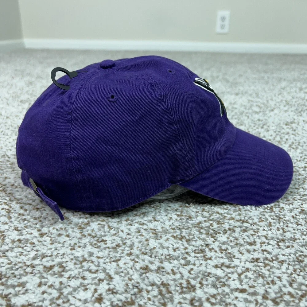Minnesota Vikings Hat Cap Strap Back Purple NFL Football Mens OSFA 47 Sports Dad